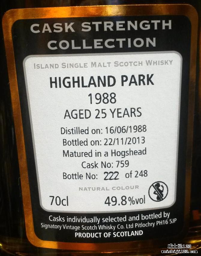 Highland Park 1988 SV