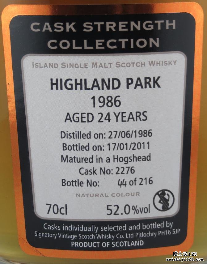 Highland Park 1986 SV