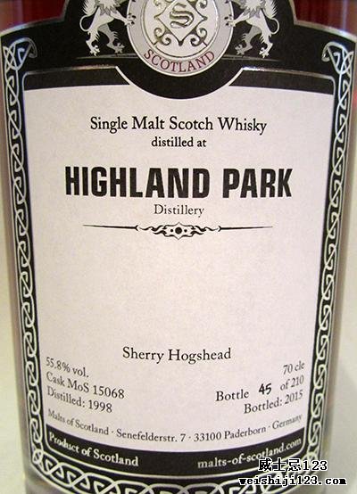 Highland Park 1998 MoS