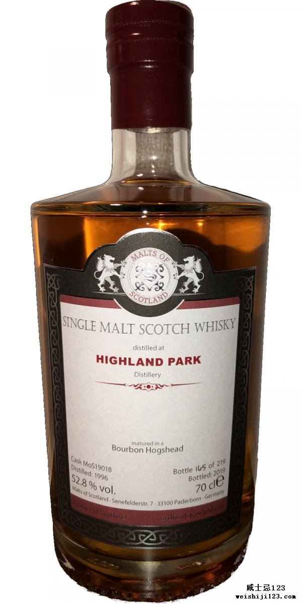 Highland Park 1996 MoS