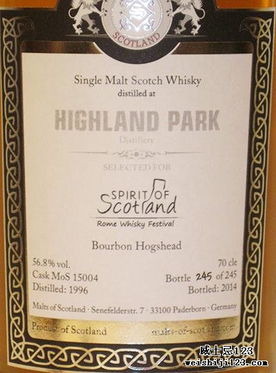 Highland Park 1996 MoS