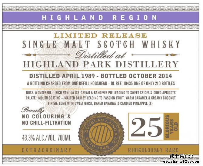 Highland Park 1989 DL