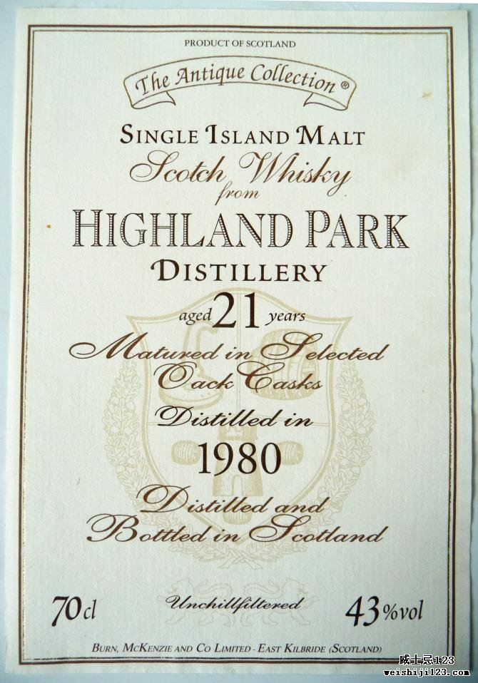 Highland Park 1980 BMcK