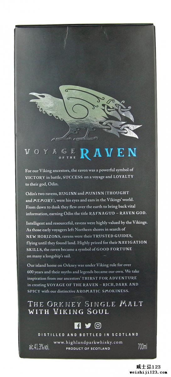 Highland Park Voyage of the Raven