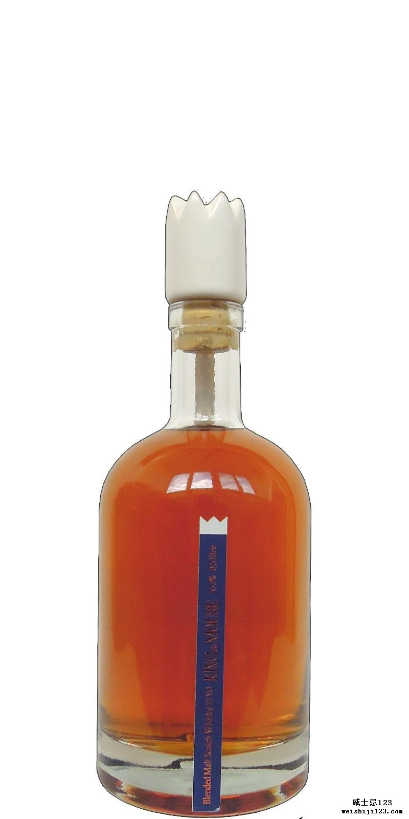 Blended Malt Scotch Whisky King&Mouse 21-year-old