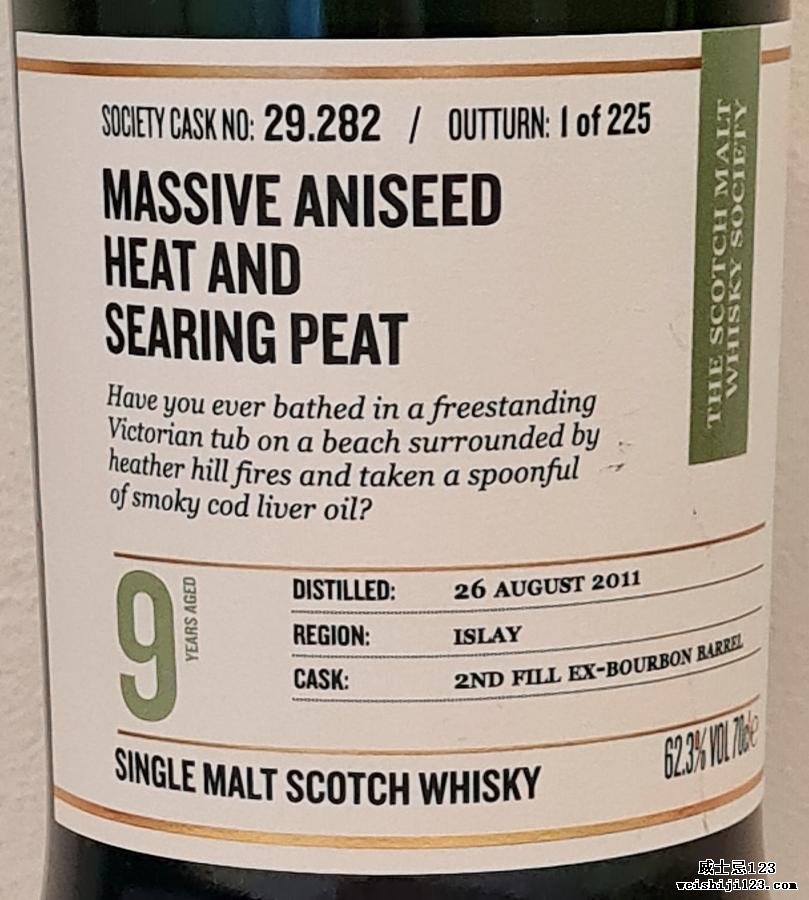 Laphroaig 2011 SMWS 29.282