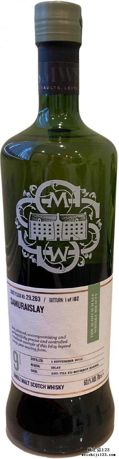 Laphroaig 2011 SMWS 29.283