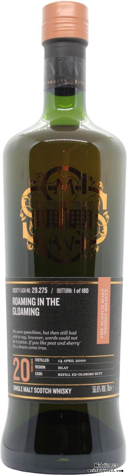 Laphroaig 2000 SMWS 29.275