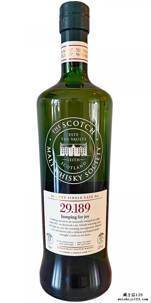 Laphroaig 1995 SMWS 29.189