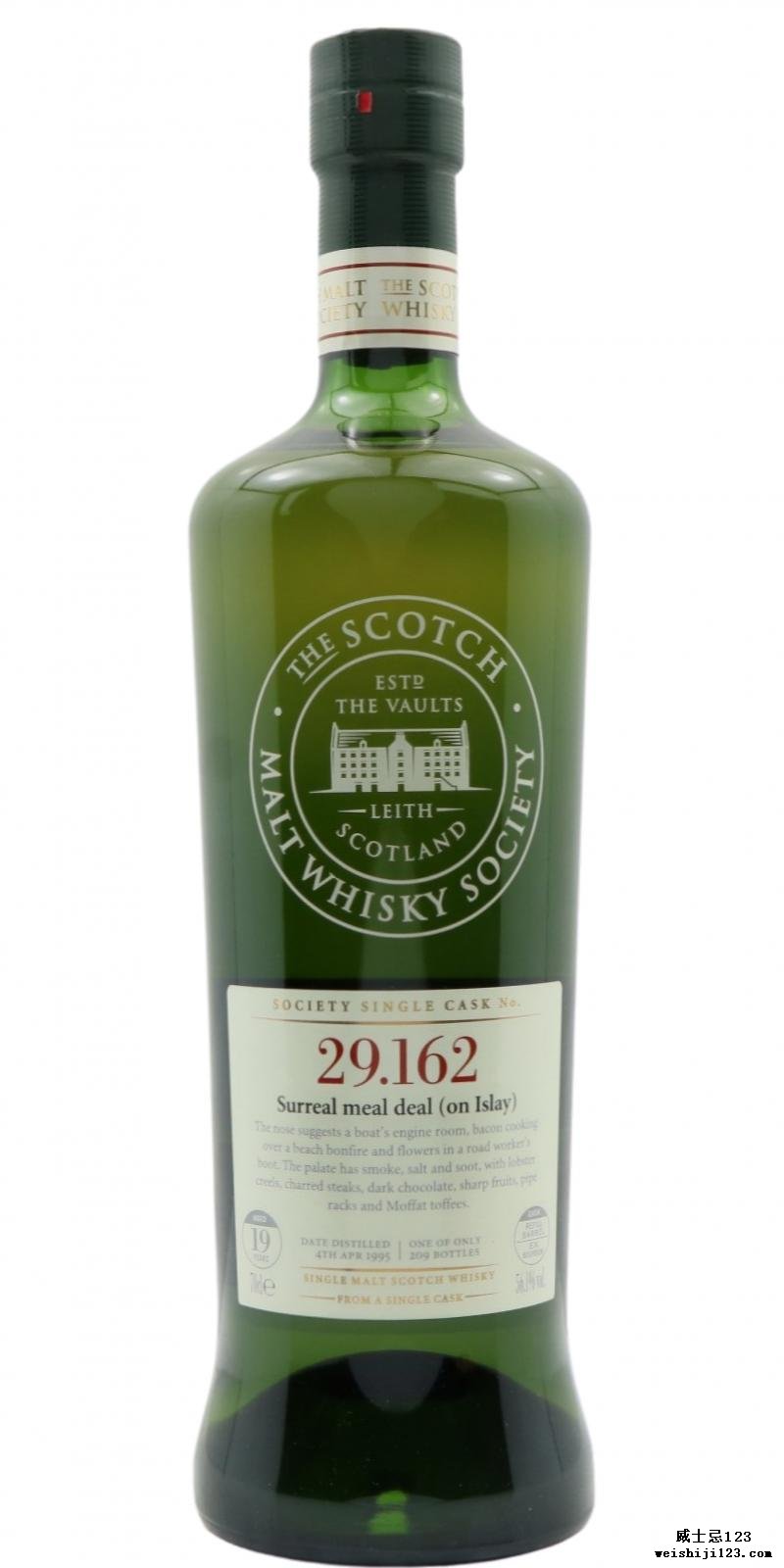 Laphroaig 1995 SMWS 29.162