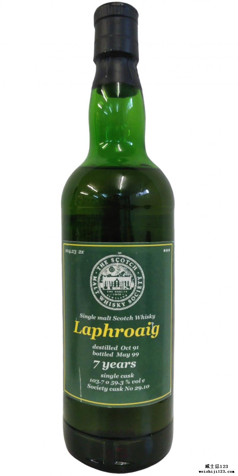 Laphroaig 1991 SMWS 29.10