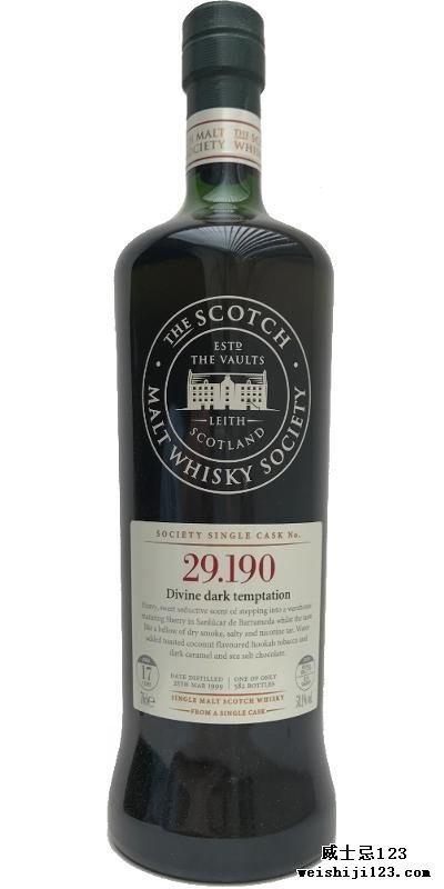 Laphroaig 1999 SMWS 29.190