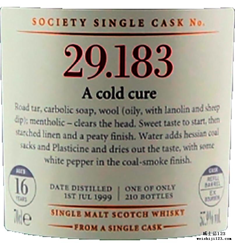 Laphroaig 1999 SMWS 29.183