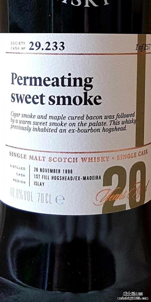 Laphroaig 1996 SMWS 29.233