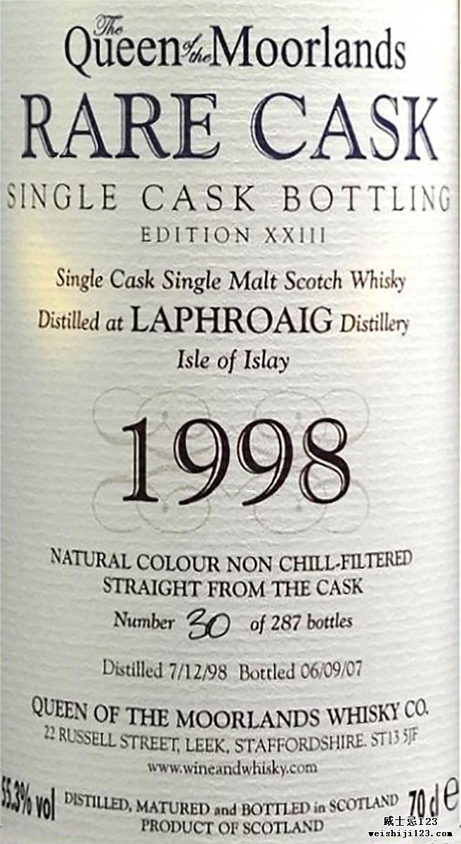 Laphroaig 1998 QM