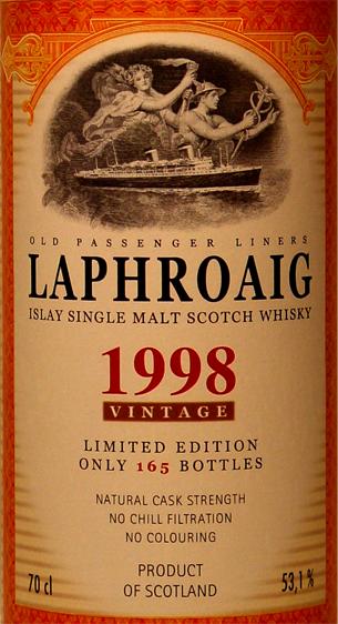 Laphroaig 1998 JW