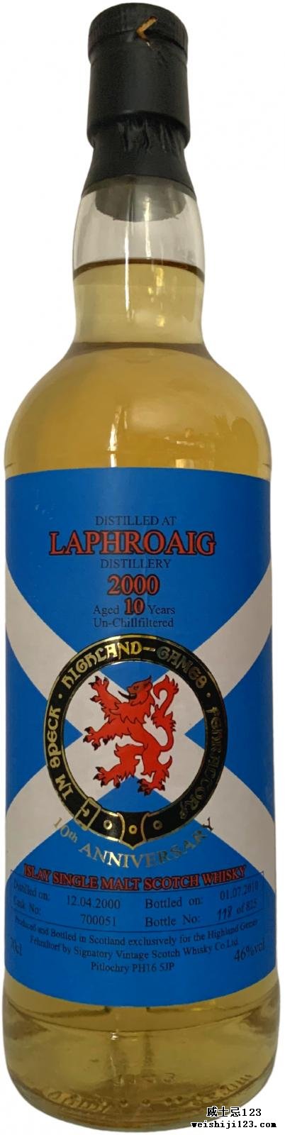 Laphroaig 2000 SV