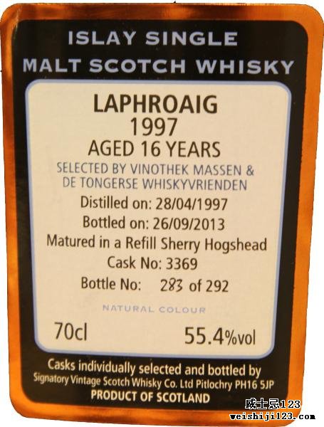 Laphroaig 1997 SV