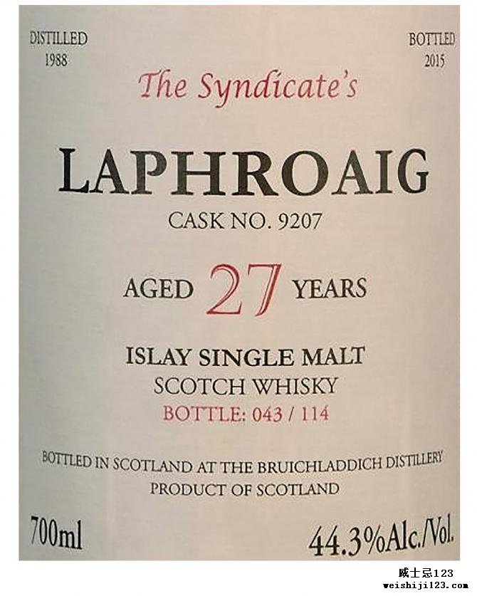 Laphroaig 1988 MM