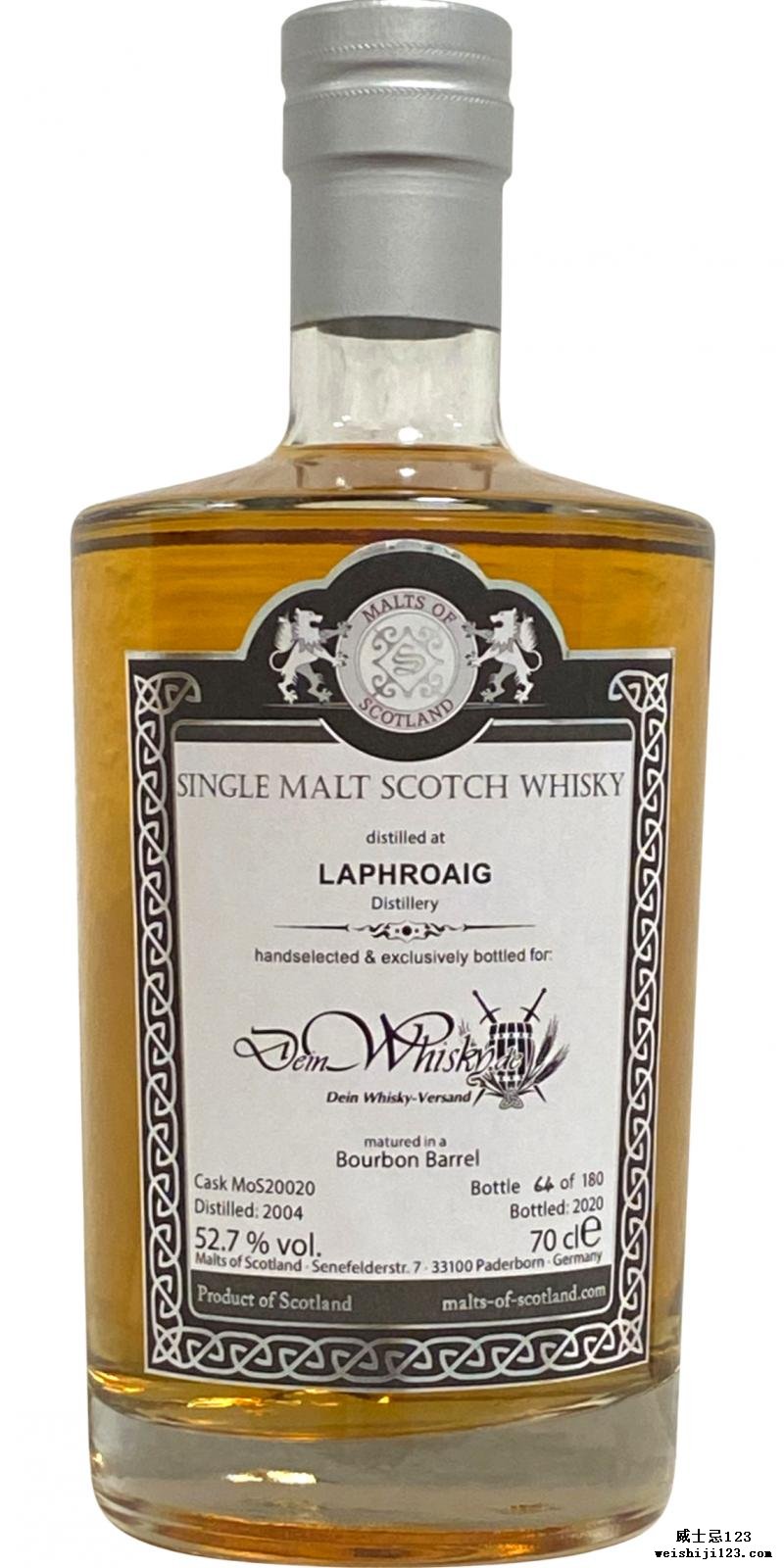 Laphroaig 2004 MoS