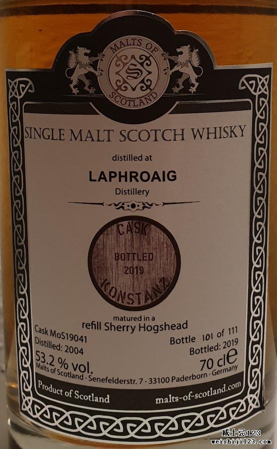 Laphroaig 2004 MoS