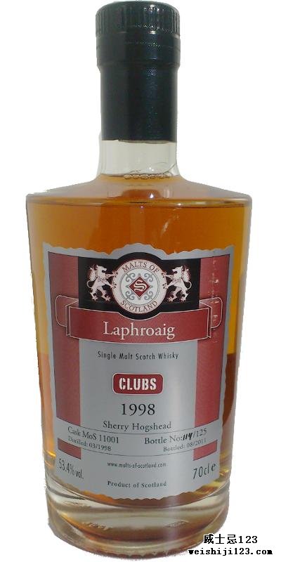 Laphroaig 1998 MoS Clubs 06