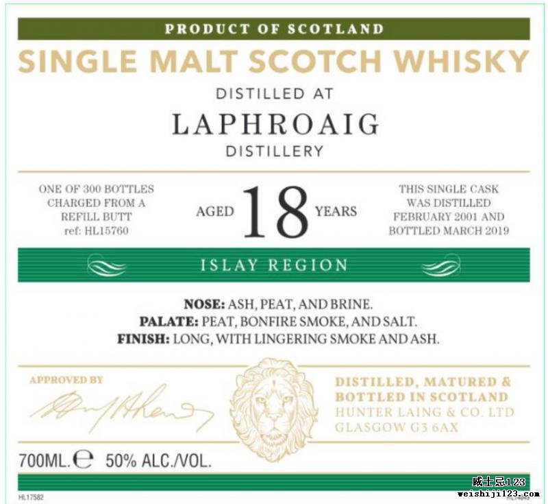 Laphroaig 2001 HL