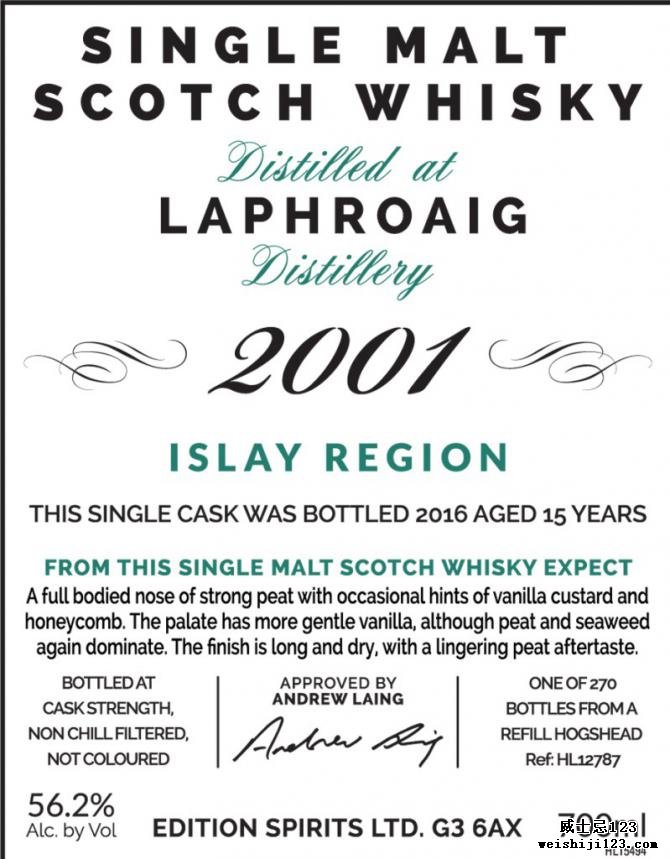 Laphroaig 2001 ED