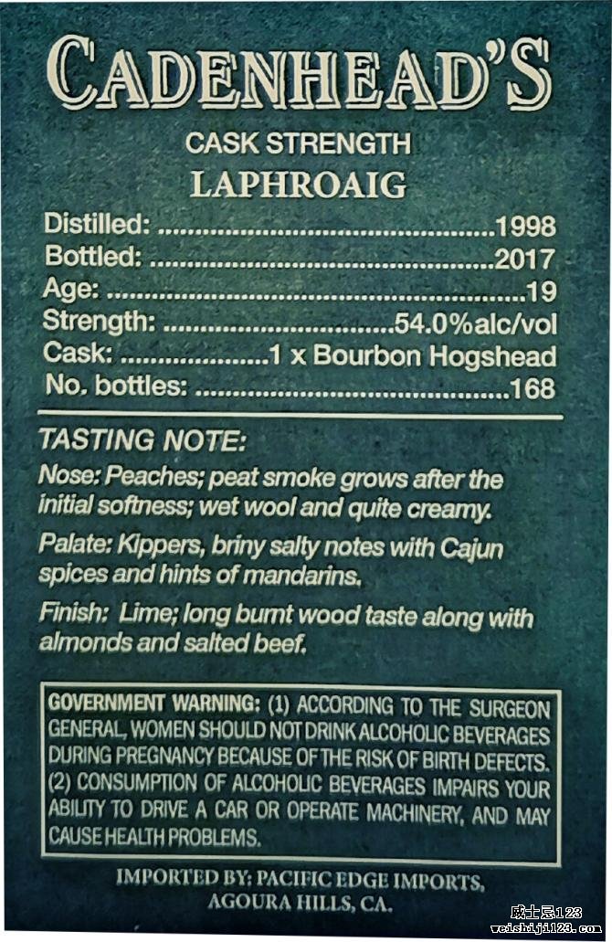 Laphroaig 1998 CA