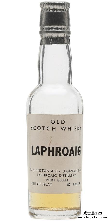 Laphroaig Old Scotch Whisky DJCo