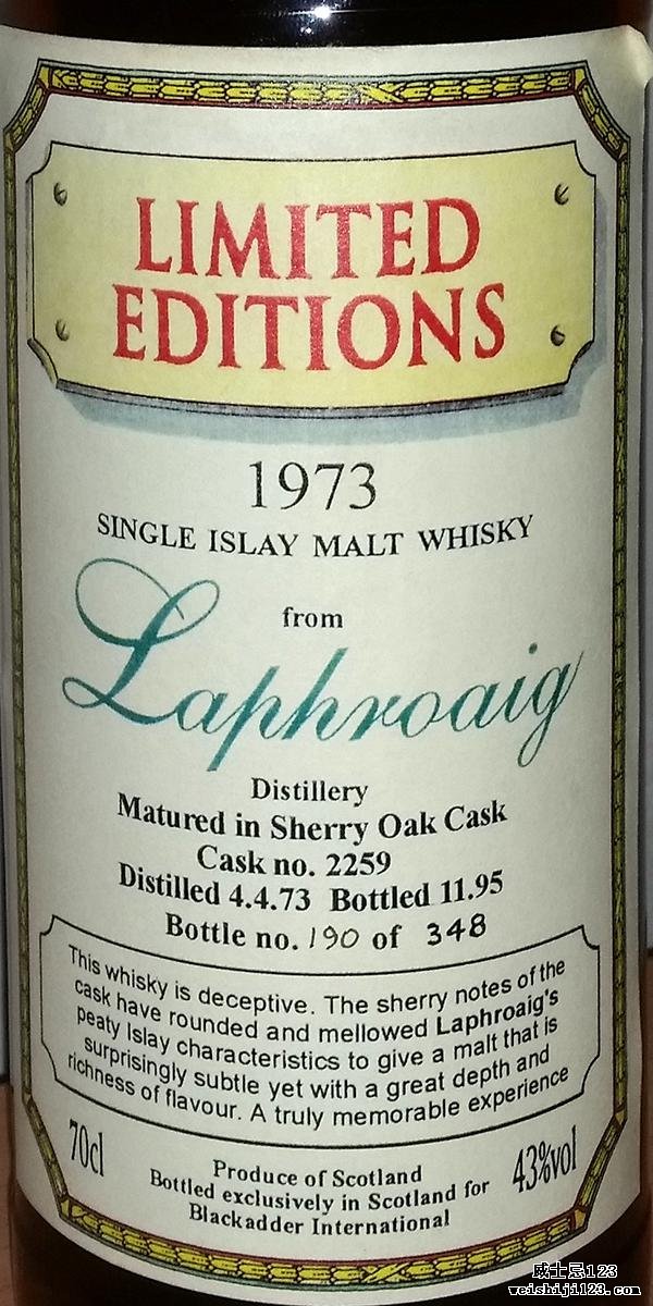 Laphroaig 1973 BA