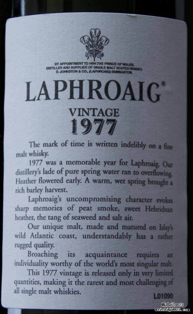 Laphroaig 1977