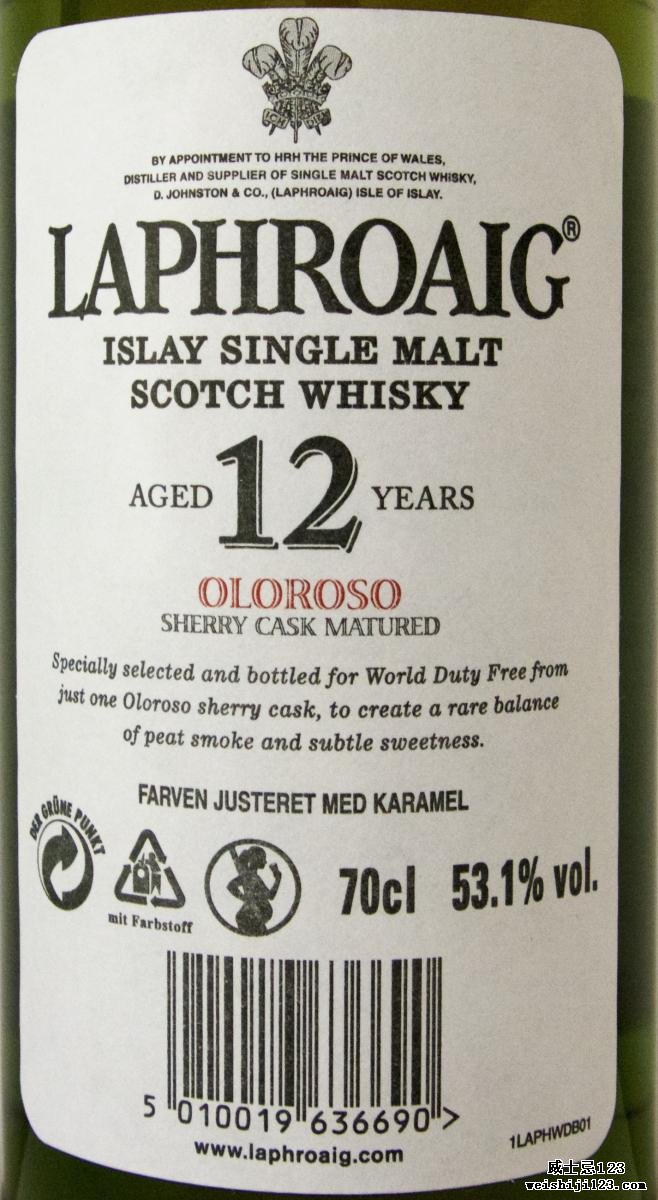 Laphroaig 12-year-old Oloroso