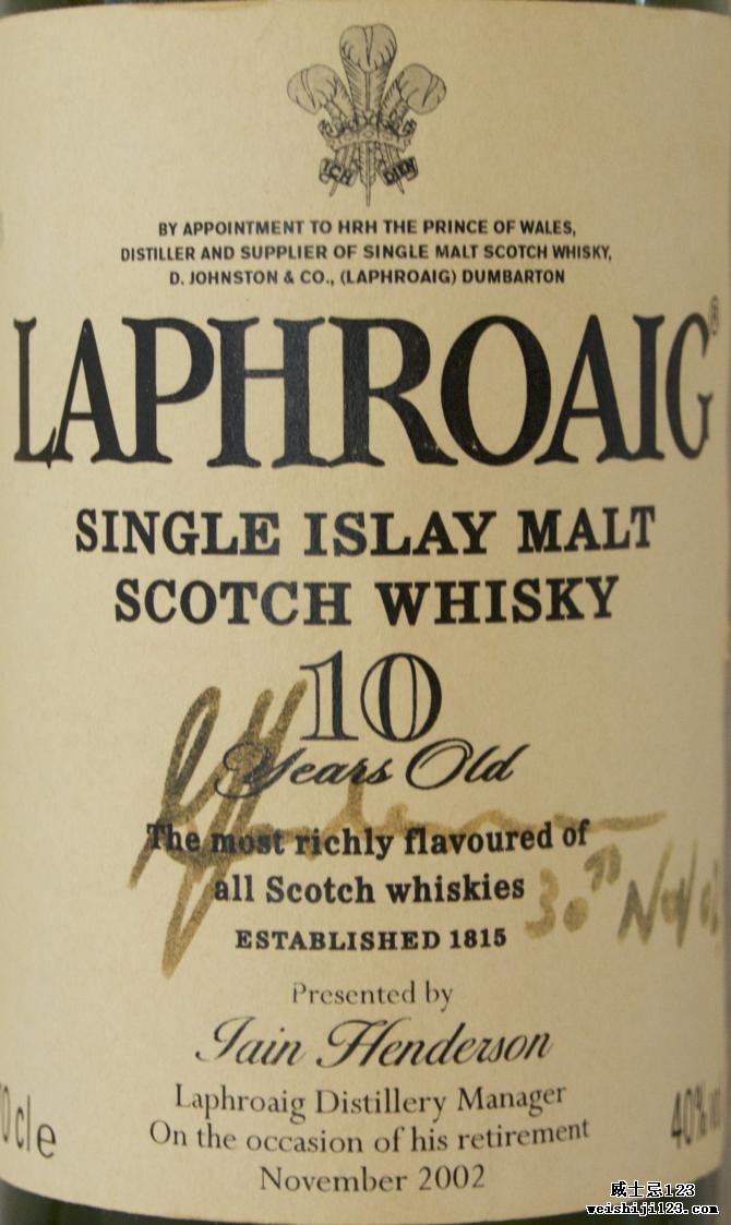 Laphroaig 10-year-old