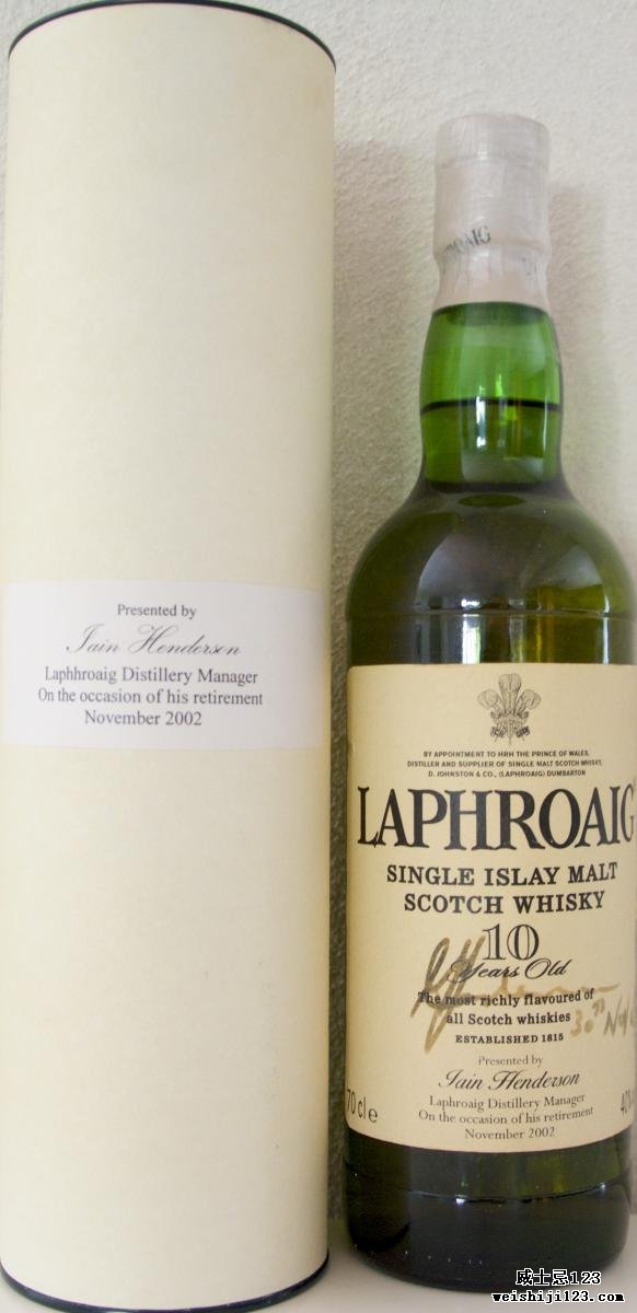 Laphroaig 10-year-old