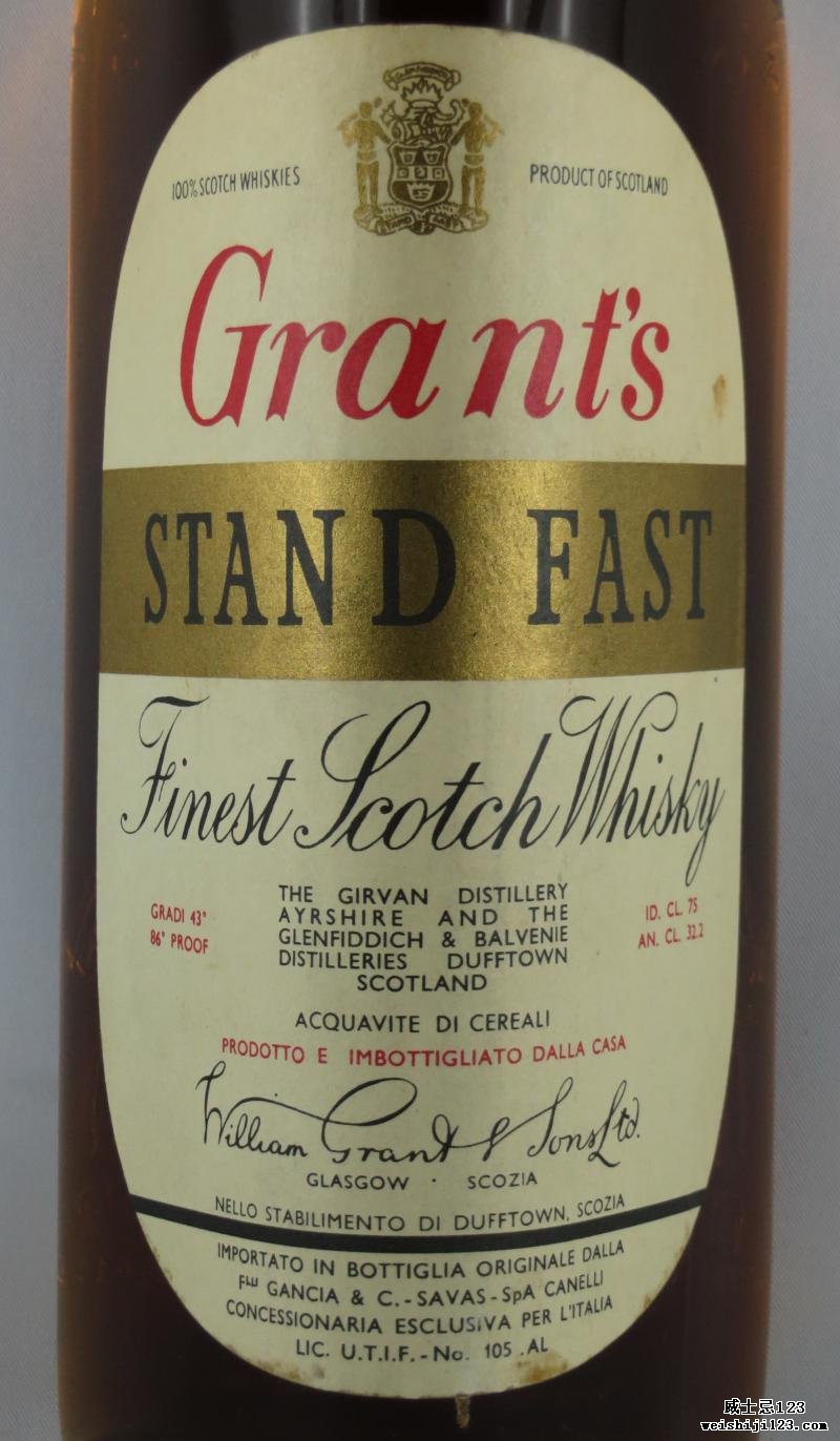 Grant's Finest  Scotch Whisky