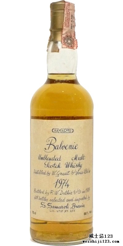 Balvenie 1974 RWD