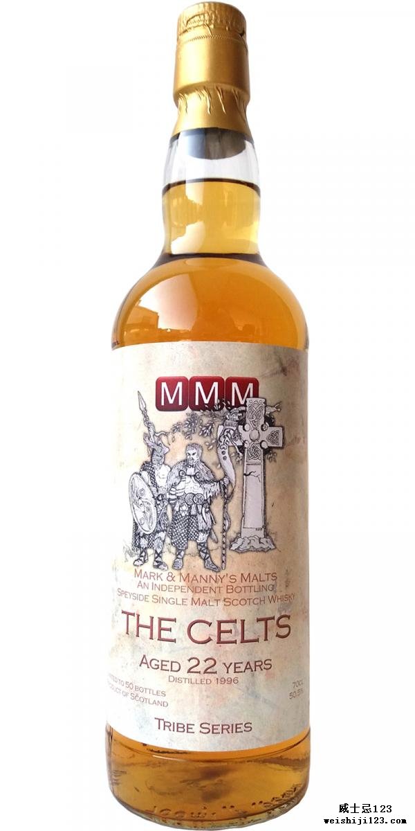 Speyside Single Malt Scotch Whisky The Celts 1996 MMM
