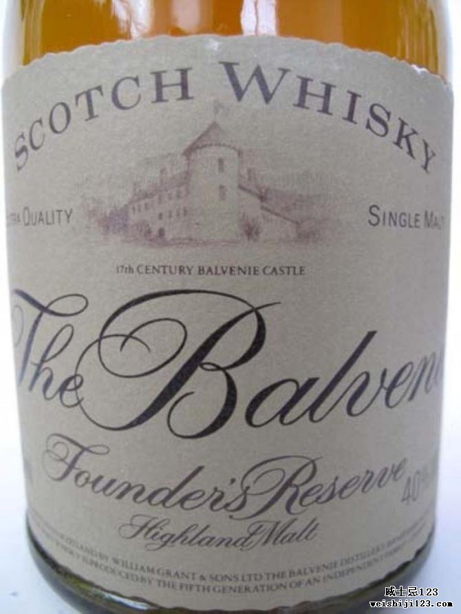 Balvenie One of the Finest Highland Malt Whiskies