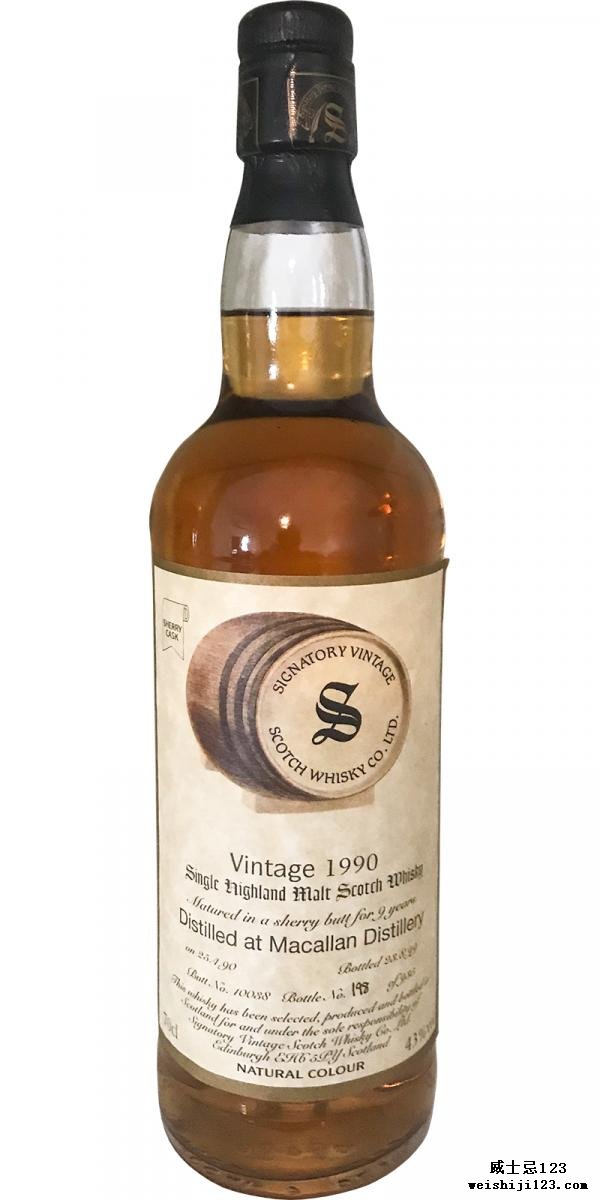 Macallan 1990 SV