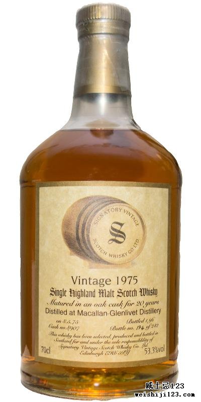 Macallan 1975 SV