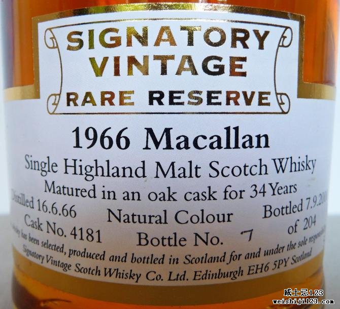 Macallan 1966 SV