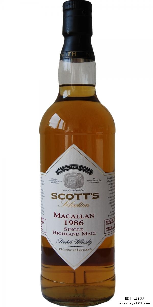 Macallan 1986 Sc