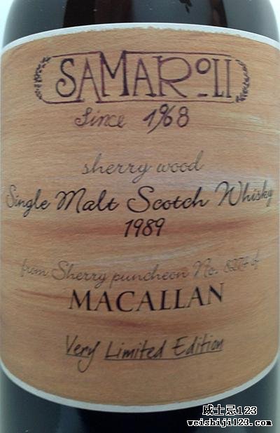 Macallan 1989 Sa