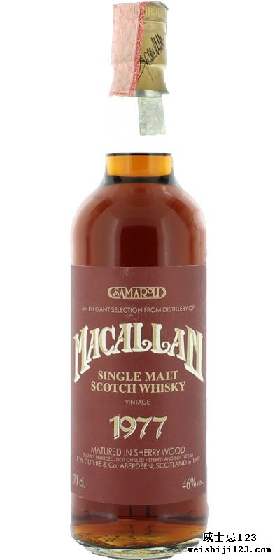 Macallan 1977 Sa