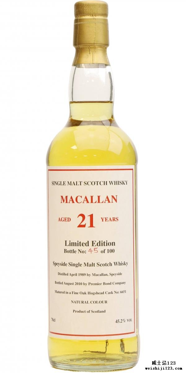 Macallan 1989 PrB