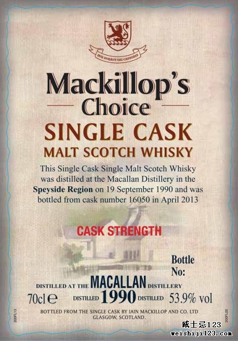 Macallan 1990 McC