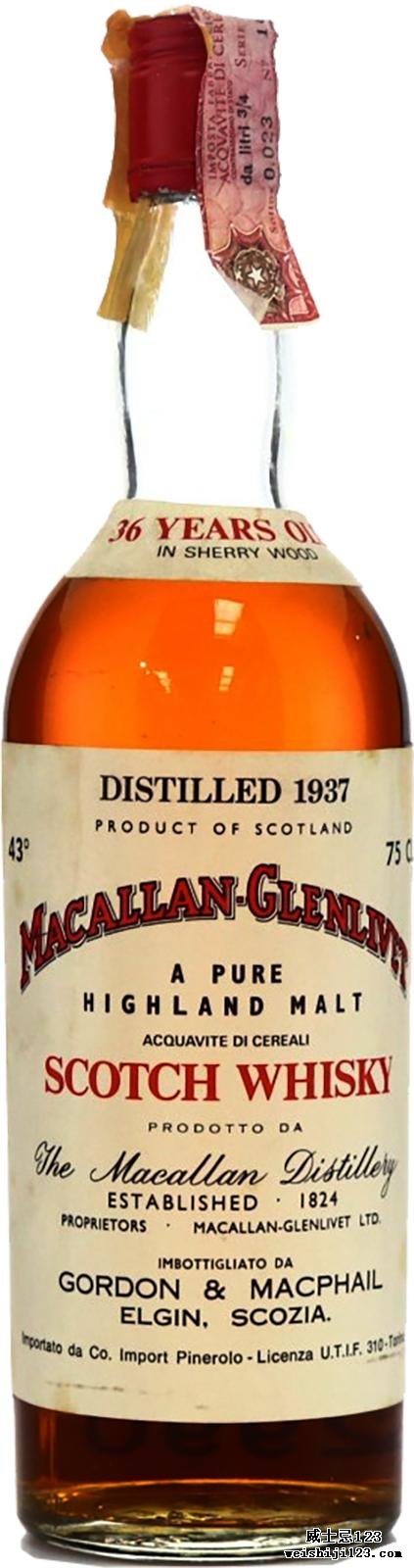 Macallan 1937 GM