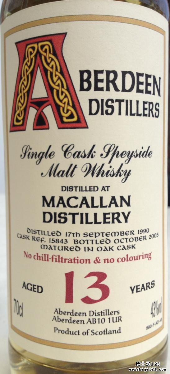 Macallan 1990 BA