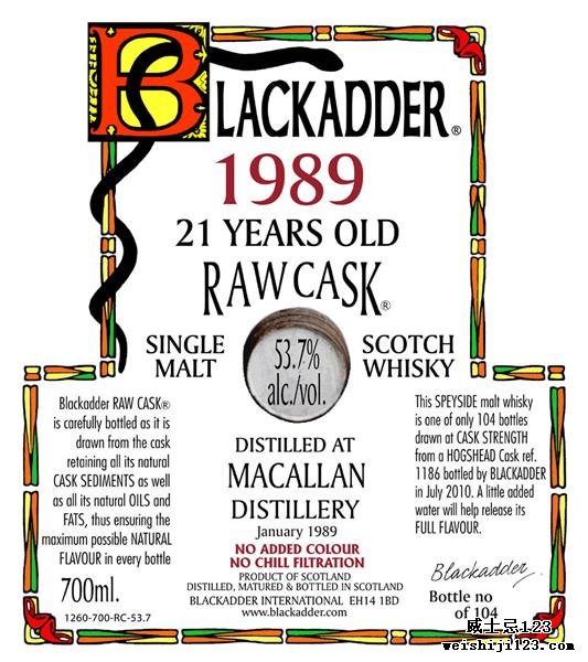 Macallan 1989 BA